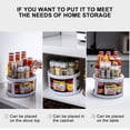 thumbnail image 4 of Yykcavykas Rangement Multifonctionnel Rotatif pour Condiments Plateau de Rangement pour Huile Vinaigre Rangement de Cuisine/double Couche-248, 4 of 8