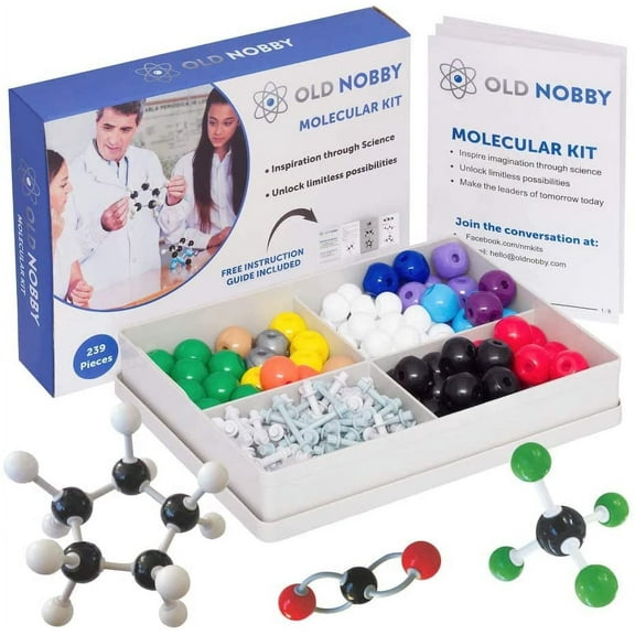 Organic Chemistry Model Kit (239 Pieces) - Molecular Model Student or Teacher