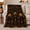 Castle Medallions, variant on Dark Halloween Forest with Pumpkins Moons and Gothic Scrolls, Spooky Vintage Motif for Halloween Lovers, Halloween Gift, Cozy Flannel Blanket for Family Room and Cabin, Gothic Home Decor