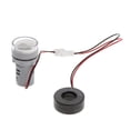 thumbnail image 3 of LOVIVER 22mm 0-100A Ammeter Current Meter LED Digital Display Cylindrical White, 3 of 8