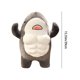 thumbnail image 3 of XIANXIAN 1 pieza de peluche de tiburón musculoso 3D, muñeco de tiburón de peluche suave, almohada de tiburón kawaii para niños, cumpleaños de Navidad, 45 cm, 3 of 8