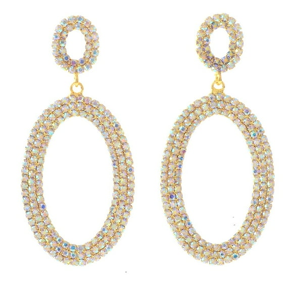 Rhinestone Post Earrings