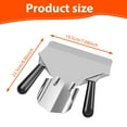 thumbnail image 6 of Ikoopy 2Pcs French Fry Popcorn Scoop with Handle Stainless Steel Popcorn Scooper Efficient French Fry Scoop Dishwasher Safe Popcorn Scoop Kit for Chips Fried Snacks, 6 of 11