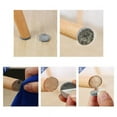 thumbnail image 3 of Fulier 20pcs Round Non-slip Felt Furniture Pads 1 5/8" Floor Protector for Chair Legs Feet Gray, 3 of 7