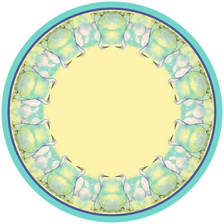 

58 in. Egret Round Table Cloth