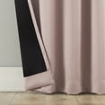 thumbnail image 6 of Sun Zero Aria 2-Piece 2-Pack Magnetic Closure Theater Grade 100% Blackout Back Tab Curtain Panel Pair, 52"X63", Blush, 6 of 10
