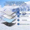 thumbnail image 5 of Hovmgk Magnetic Snow Cover for Car, Winter Windshield Frost Shield with Thickened Material & Rubidium Magnets, Snow Blocker Protector for Cars, Trucks & SUVs, Universal for All Seasons, 5 of 9