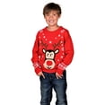 thumbnail image 4 of KESIS Children Happy Rudolph Ugly Christmas Sweater 9-10Y, 4 of 8