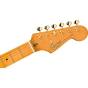 Squier Classic Vibe '50s Stratocaster Gold Hardware FSR Limited Edition Electric Guitar, Maple Fingerboard, White Blonde