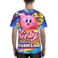 thumbnail image 5 of Unisex Kirby 3d Graphic Print Shirts For Mens Womens Casual Short Sleeve Tee Shirts Top, 5 of 7