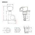 thumbnail image 4 of 4pcs 1:15 Ukulele Tuning Pegs Closed Style for 4 String Ukulele, 4 of 4