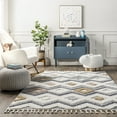 thumbnail image 5 of nuLOOM Kirsty Colorful Checkers Kids Tassel Area Rug, 4' x 6', Kirsty Beige, 5 of 6