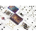 thumbnail image 4 of Bicycle Purple Peacock Playing Cards, Gold Cold Foil Playing Card Deck, 4 of 4