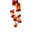 thumbnail image 2 of Doghiosgha Artificial Flower String Lights, Battery Operated, LED Floral Fairy Lights for Window Curtain Bedroom Party Home Wall Decor, 59 Inch, Red, 2 of 6