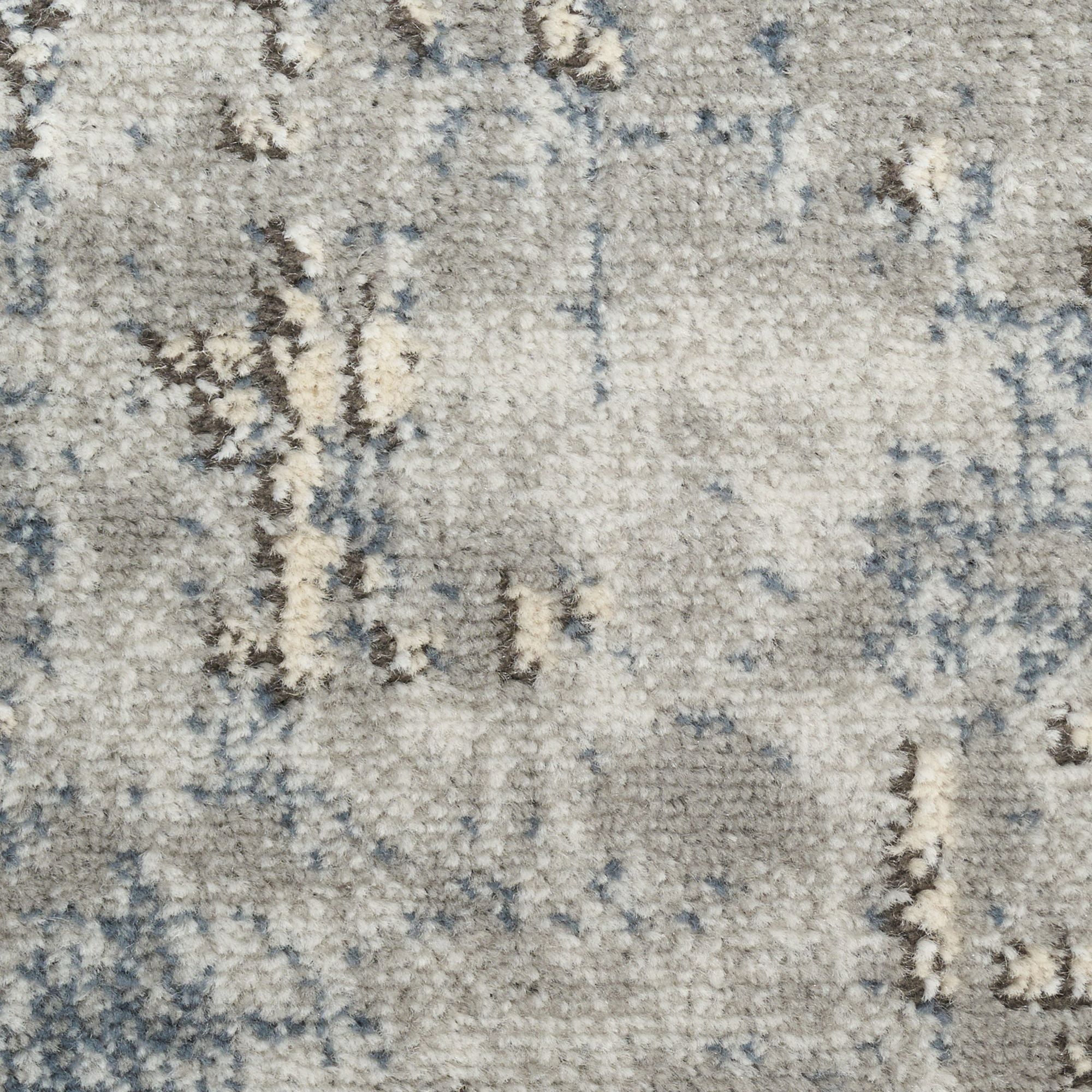 Nourison Concerto 2'2" x 7'6" Dark Grey Modern Indoor Rug