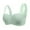 Green, variant on Women's Full Bust Support Bra - Wide Band Wireless Bra with Side Support Panels Up to H Cup Sizes