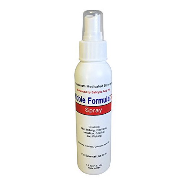 Noble Formula Salicylic Acid Spray with Pyrithione Zinc (ZnP), 4oz