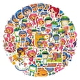 thumbnail image 3 of Pegatinas Umizoomis de vinilo impermeable, estilo anime, 55 unidades, 3 of 5