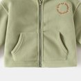 thumbnail image 6 of Gubotare Kid Fleece Jacket Infant Baby Girls Winter Coat Fleece Jacket Hooded Coat with Thick Button Toddler Girl Clothes Size 2T 3T,(Green 2-3 Years), 6 of 7