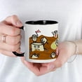 thumbnail image 5 of CafePress - Marshmallows Drowning In Hot Chocolate Mug - 11 oz Ceramic Mug - Novelty Coffee Tea Cup, 5 of 6