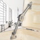 thumbnail image 4 of 2pcs Heavy Duty Lid Support Hinges Soft Close Folding Lid Stay Hinge Keep Lid Hinge Open For, 4 of 4
