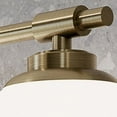 thumbnail image 2 of 55172CPZ Kichler Lighting Benno - 15W 3 LED Bath Vanity In Industrial Style-8.75 Inches Tall and 24.5 Inches Wide-Champagne Bronze Finish, 2 of 10