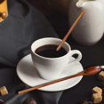 thumbnail image 5 of 4 Pcs Coffee Spoon Long Handle Natural Wooden Spoons Honey Spoons for Coffee Tea, Espresso, Hot Drinks, Ice Tea -Qin, 5 of 5