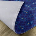 thumbnail image 5 of Ambesonne Abstract Place Mats Set of 4, Geometric Mosaics, Standard Size, Orange Yellow and Blue, 5 of 6