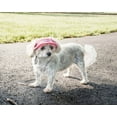 thumbnail image 4 of Pet Life ® 'Sea Spot Sun' UV Protectant Adjustable Fashion Mesh Brimmed Dog Hat Cap, 4 of 4
