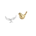 thumbnail image 6 of QSTDGVPW Resin Angel Wing Statue and Golden Bird Figurine Modern Home Decor Ornament Sculpture for Office Housewarming Bookshelf Hallway Desktop Living Room, 6 of 8