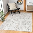thumbnail image 2 of SAFAVIEH Sonoma Kynaston Geometric Area Rug, Grey/Ivory, 9' x 12', 2 of 8