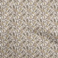 thumbnail image 1 of oneOone Viscose Jersey Yellow Fabric Floral Retro Craft Projects Decor Fabric Printed By The Yard 60 Inch Wide, 1 of 5