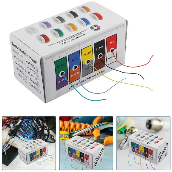 LABSERRON Wire For Home Electrical Wire 5 Rolls