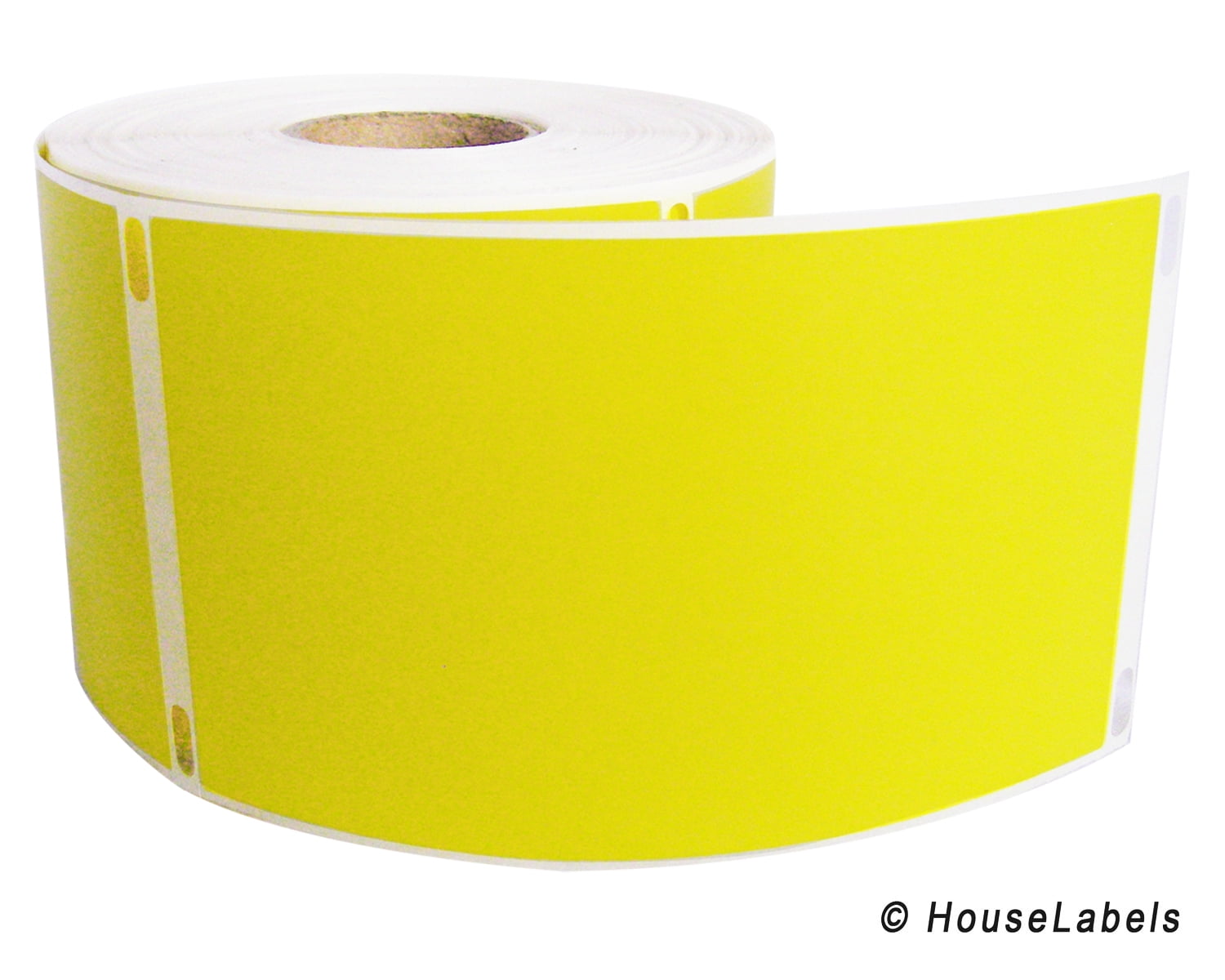 2 Rolls; 300 Labels per Roll of DYMO-Compatible 30256 YELLOW Large Shipping Labels (2-5/16