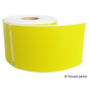 1 Roll; 300 Labels per Roll of DYMO-Compatible 30256 YELLOW Large Shipping Labels (2-5/16" x 4") -- BPA Free!