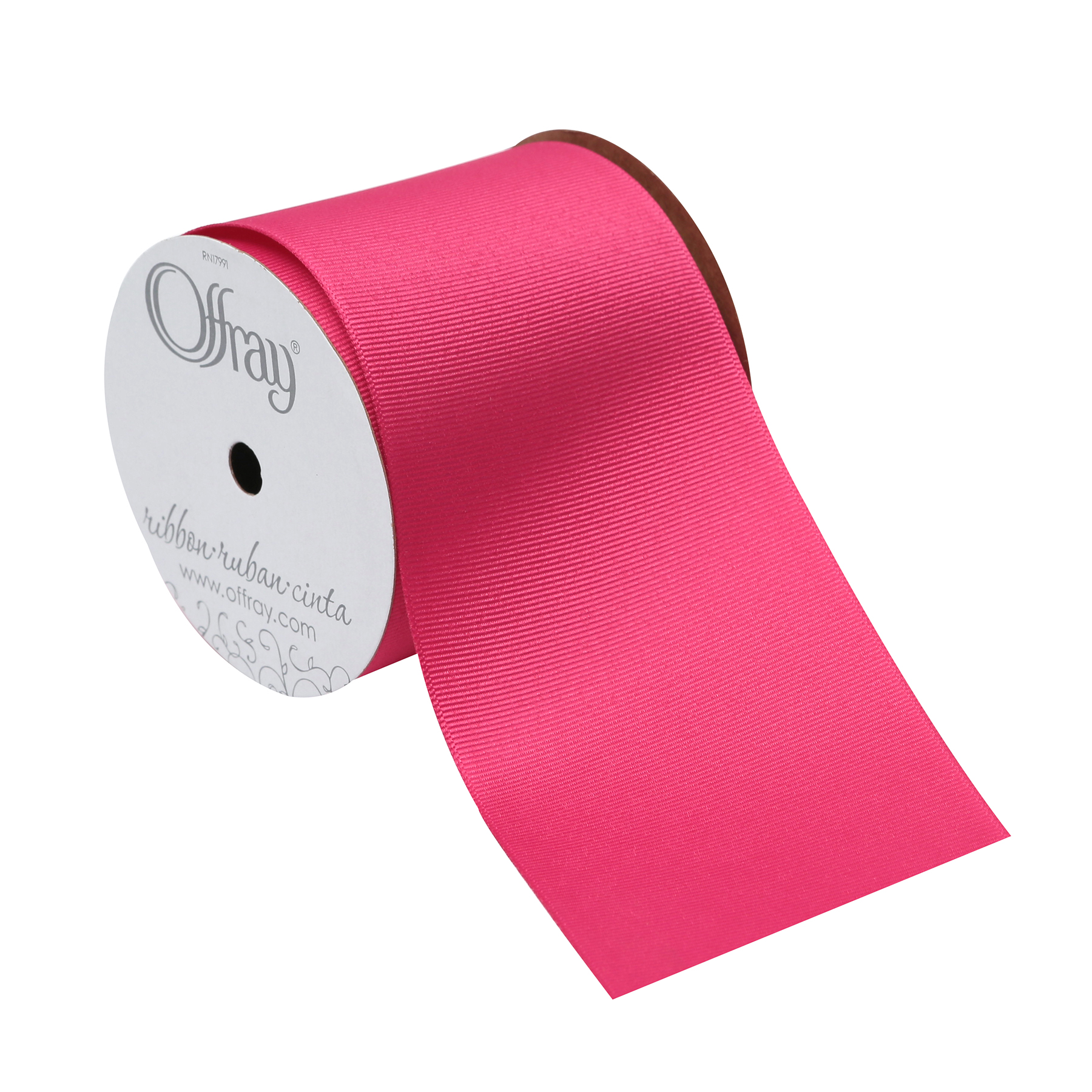 Offray X Hot Pink Grosgrain Ribbon Each Walmart Com