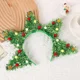 thumbnail image 3 of Christmas Headbands Christmas Tree Colorful Ball Golden Star Headwear Xmas tree Merry Christmas Decor Happy New Year 2025, 3 of 4
