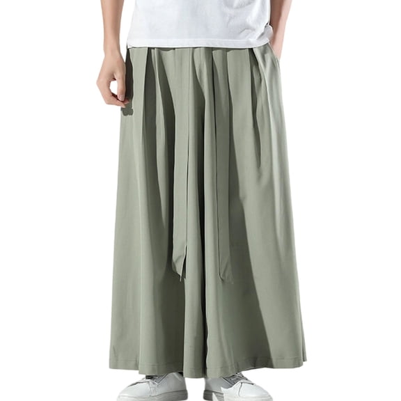 uikmnh Men's Casual Pants Loose Fit Comfortable Everyday Wear Drawstring Design for Versatile Styling Suitable for All Seasons Easy Care Fabric for Daily Use Size:M
