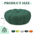thumbnail image 3 of The Magic Home 43" Bubble Curved Sofa, Green, 3 of 10