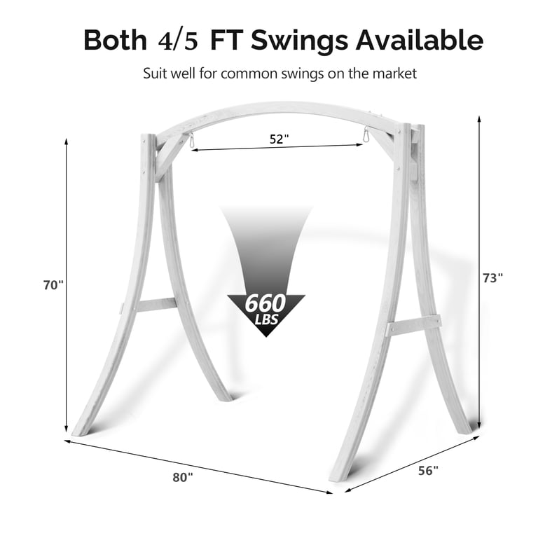 Ktaxon Heavy Duty Swing Frame, 1000lb Capacity A-Frame Stand for