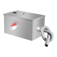 thumbnail image 3 of Luzkey Waste Water Oil Water Separator, Interceptor with Top Inlet, Commercial Interceptor for Kitchen Restaurant , 40x25x25cm, 3 of 8
