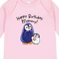 thumbnail image 4 of Inktastic Happy Birthday, Mommy- Cute Penguins Boys or Girls Long Sleeve Baby Bodysuit, 4 of 5