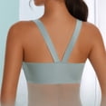 thumbnail image 4 of Sports Bras for Women Front Closure Racerback Underwire Push Up Bra Push Up Bra Green Xl, 4 of 9