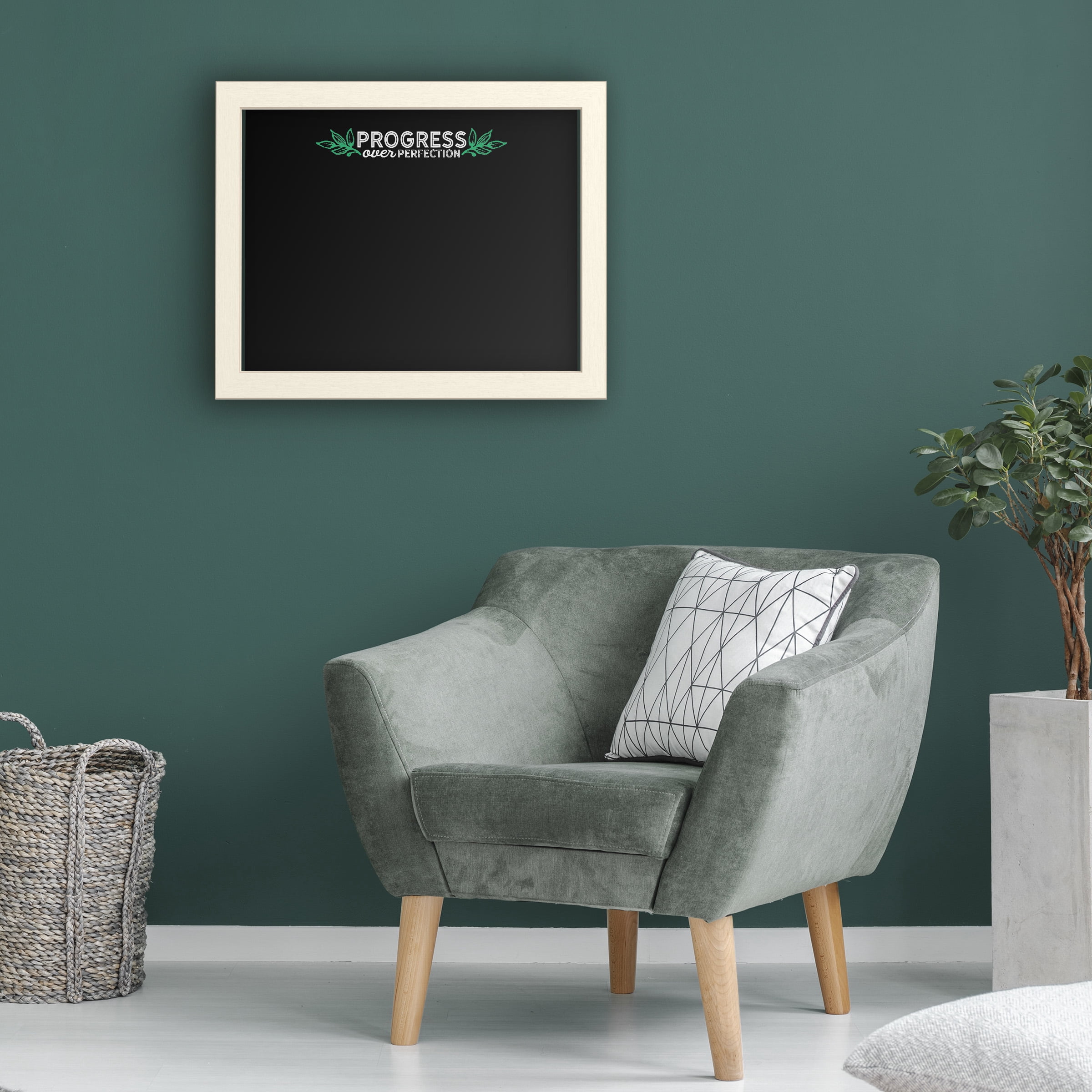 Trademark Fine Art 'Progress Over Perfection' Chalkboard by ABC