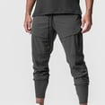 thumbnail image 3 of qolati Men's Athletic Workout Sweatpants Casual Elastic Waist Hiking Joggers Pants Outdoor Lightweight Stretch Tapered Trousers, 3 of 7