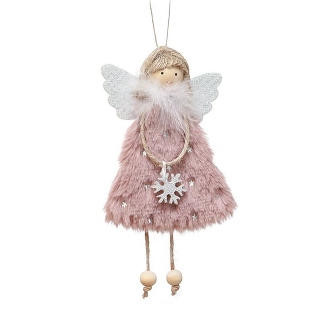 Vestido de gasa de encaje con colgante de princesa para niña, linda muñeca para decoración del hogar
