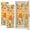 Color 4, variant on 2 Pcs School Locker Magnetic Wallpaper 12" x 36" Whimsical Pink Tiger Floral Rainbows Beige Reusable Removable Locker Accessories Back to School Supplies