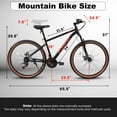 thumbnail image 2 of XXLYY 24 Inch Full Suspension Mountain Bike – 21-Speed Grip Shifters, High Carbon Steel Frame, Dual Disc Brakes, All-Terrain Tires – Unisex for Adults, Men & Women – Ideal for Trail & Outdoor Riding, 2 of 8