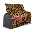 thumbnail image 3 of Rateoe Golden Leopard Glitter Printed Mailbox Covers - Easy to Install Fall, Winter, Spring, Summer Mailbox Cover - Weather and UV-Resistant Mailbox Decor - Mailbox Magnetic Covers-25.5x21 in, 3 of 8