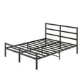 thumbnail image 7 of Full Size Bed Frame with Headboard,Sturdy Metal Full Bed Frames,Storage Space Under Frame,Easy to Assemble,Black, 7 of 7